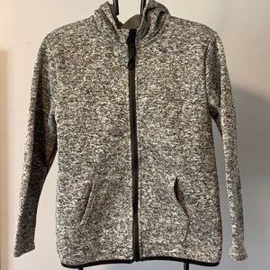 Zipper Hoodie Sweater, Boys M/L, Copper Denim